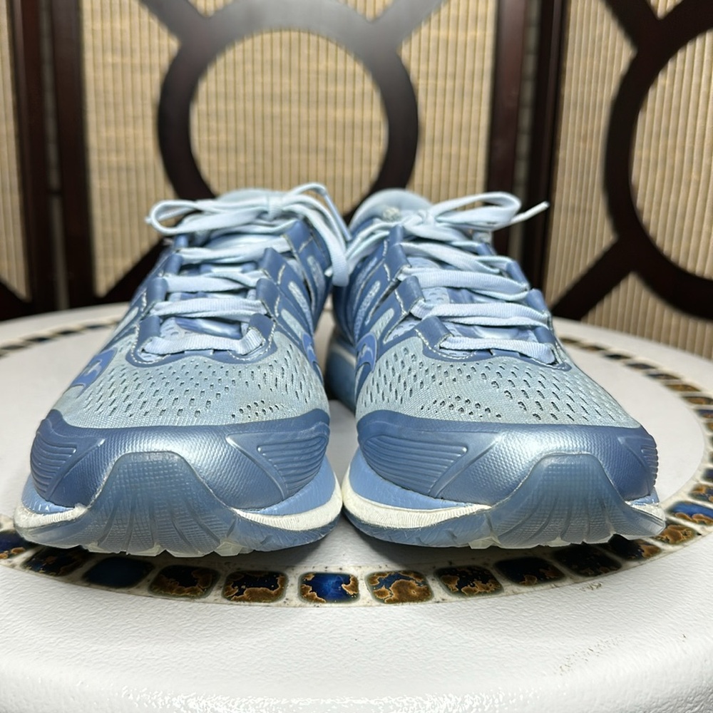 Saucony Liberty Running Sneaker ISO Fog/Blue S10410-1 Women's Size 12.